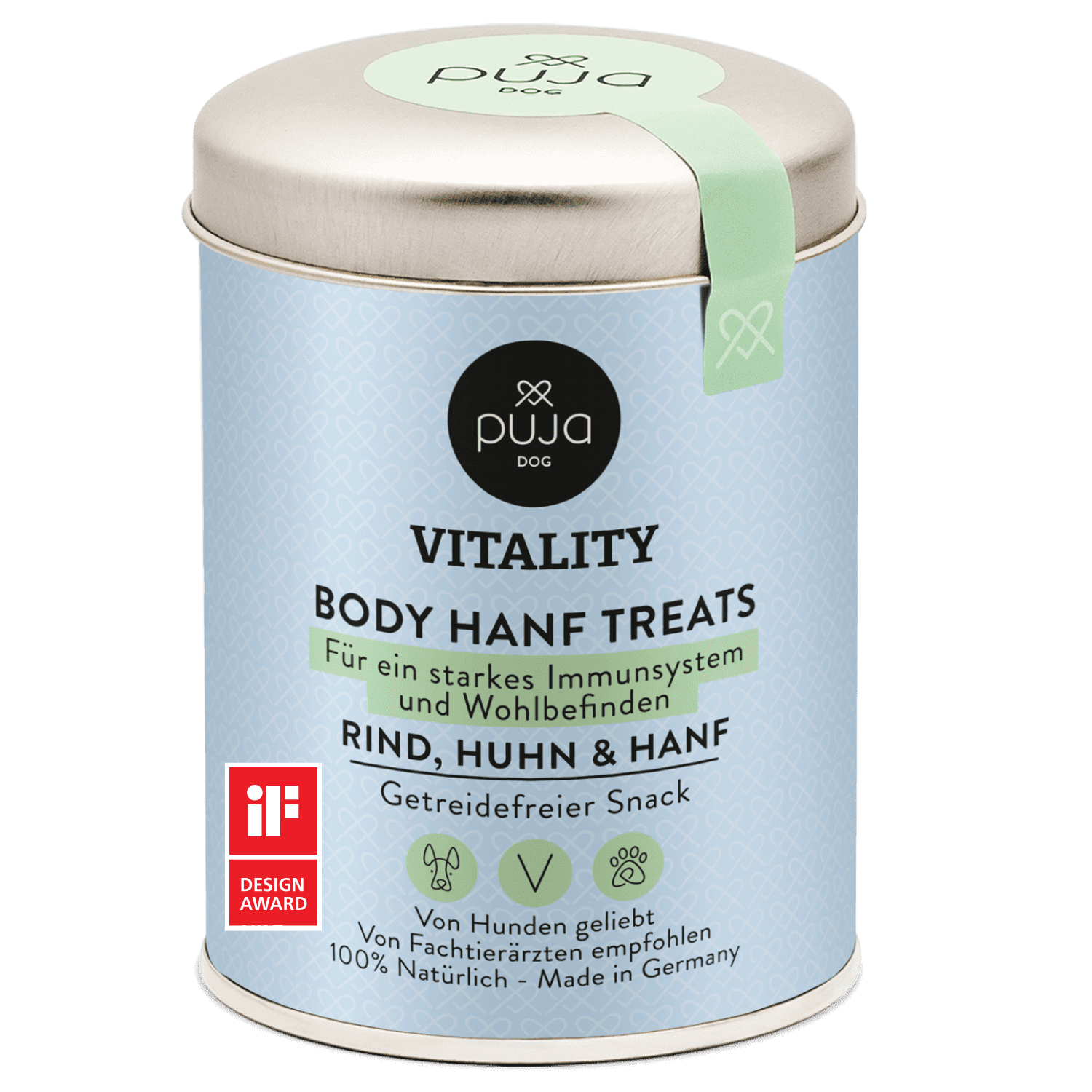 Vitality Body mit Hanf für Hunde - Immunsystem Booster & Wohlbefinden 150g