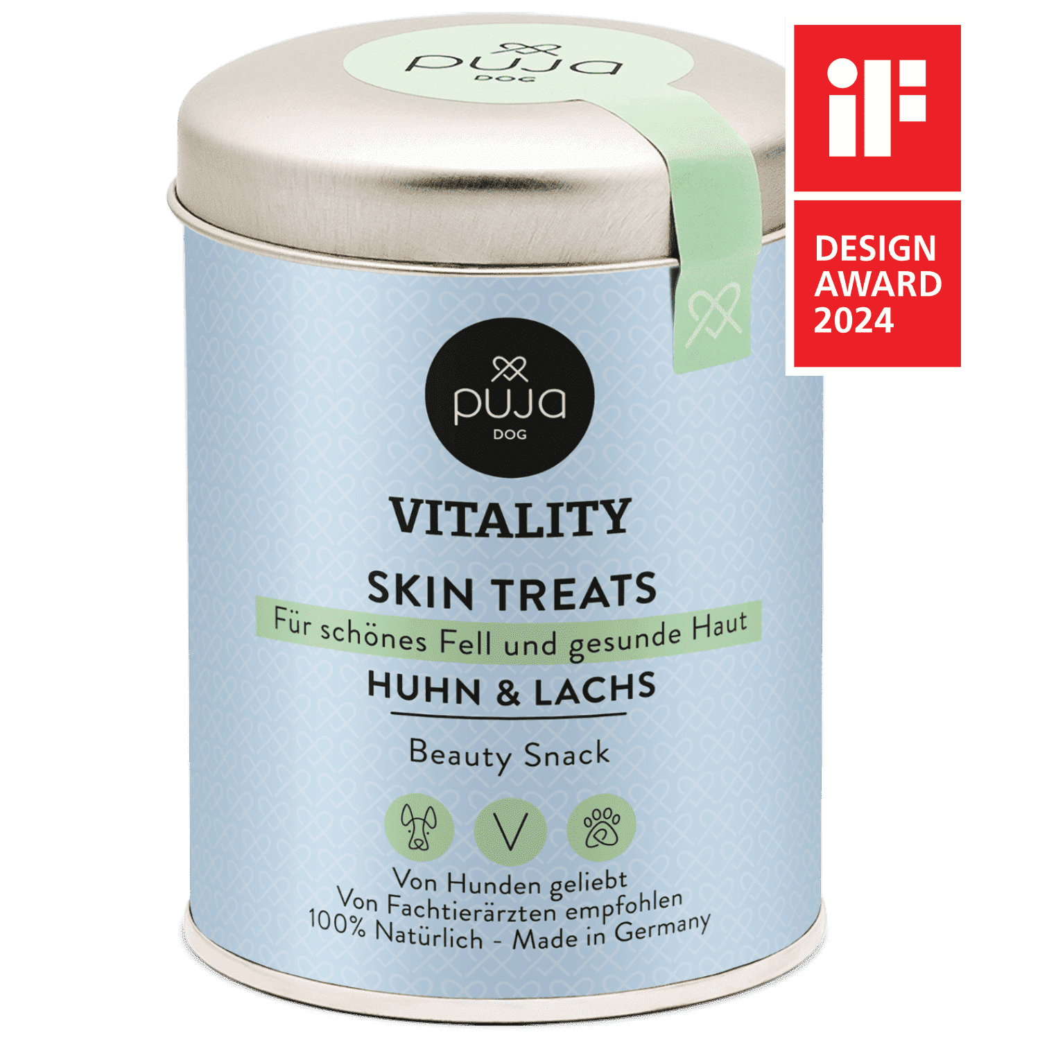 Vitality Skin Treats für Hunde - für glänzendes Fell und gesunde Haut 150g