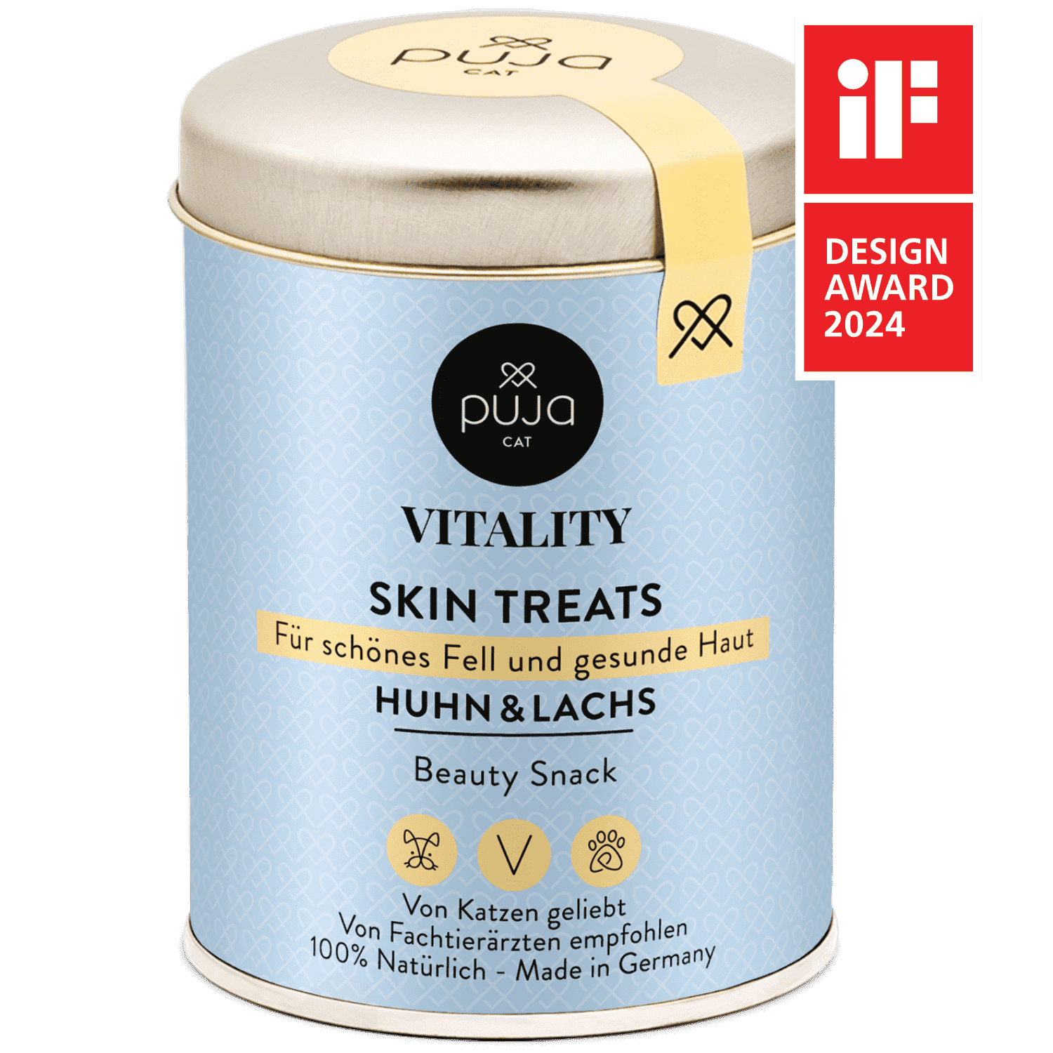 Vitality Skin Treats für Katzen - für glänzendes Fell und gesunde Haut 150g